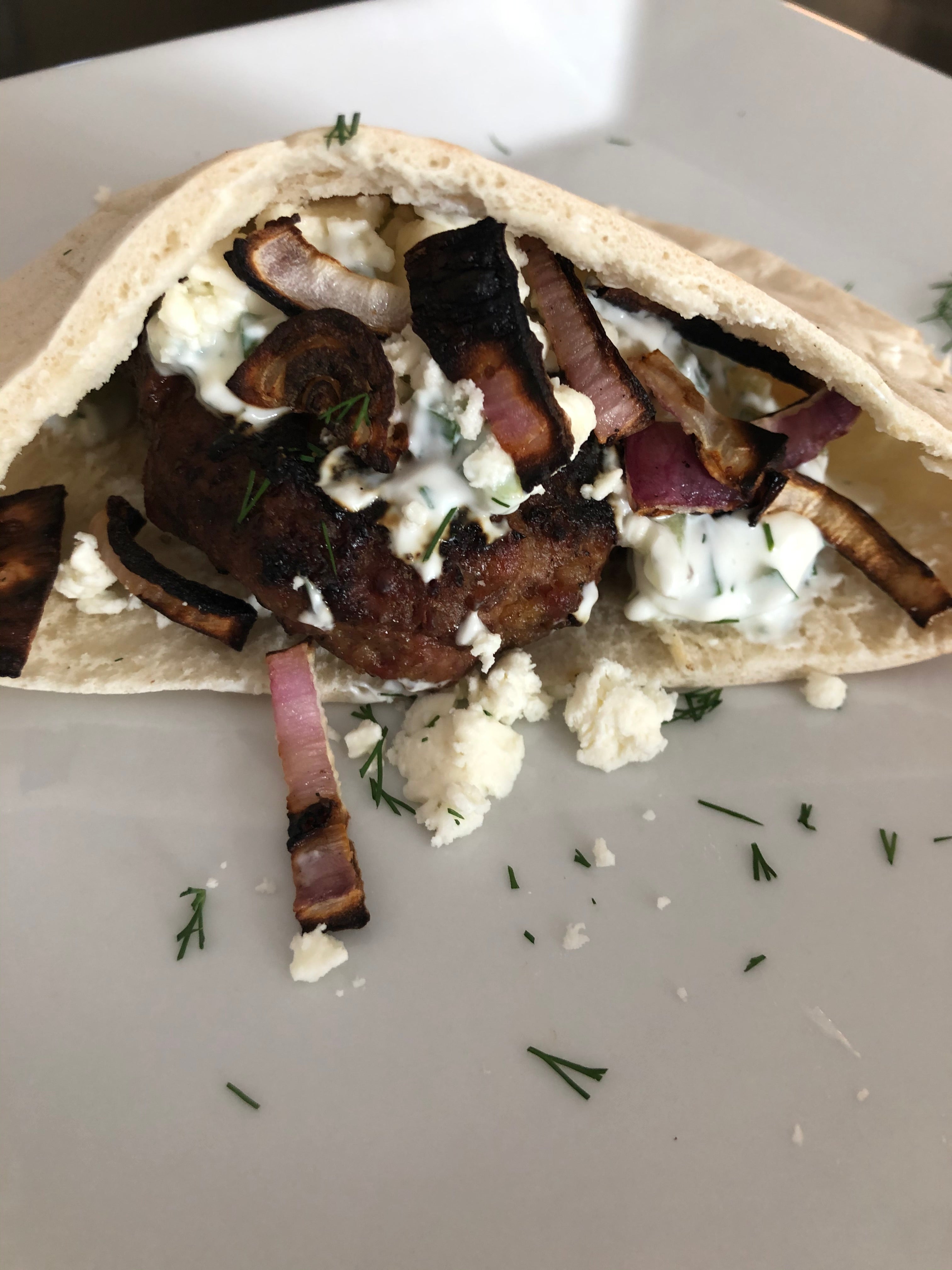 Grilled Lamb Burgers with Fustini's Tzatziki Sauce – Fustini's Oils & Vinegars