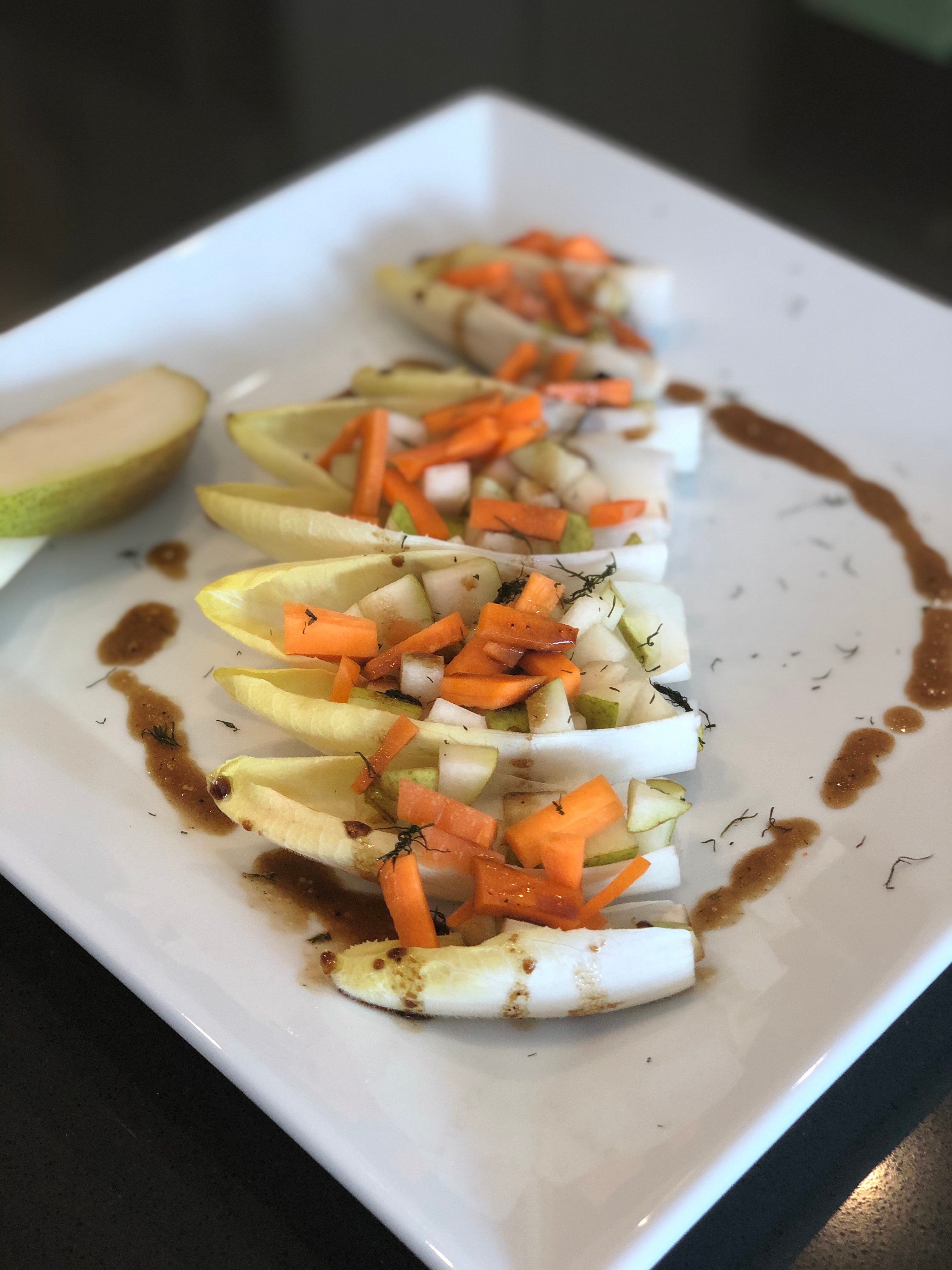 Endive Salad with Pears – Fustini's Oils & Vinegars