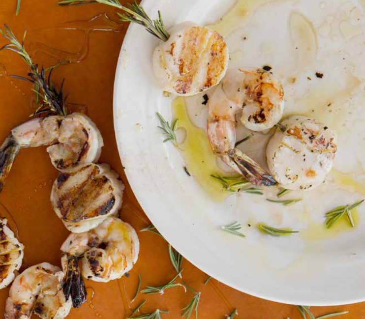 Grilled Shrimp and Scallop Skewers – Fustini's Oils & Vinegars