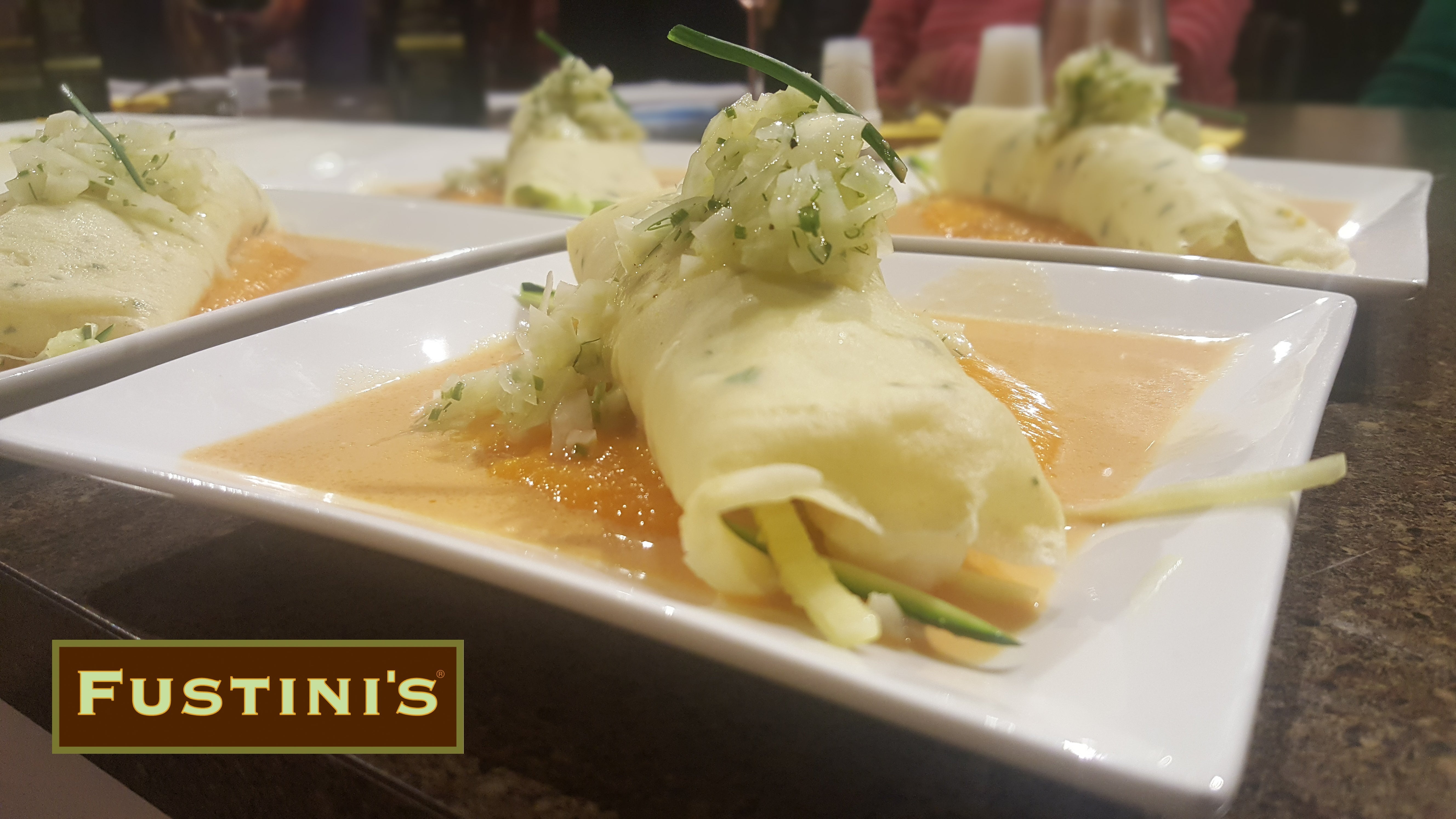 Lobster Crepe with Orange Butternut Squash Puree – Fustini's Oils & Vinegars