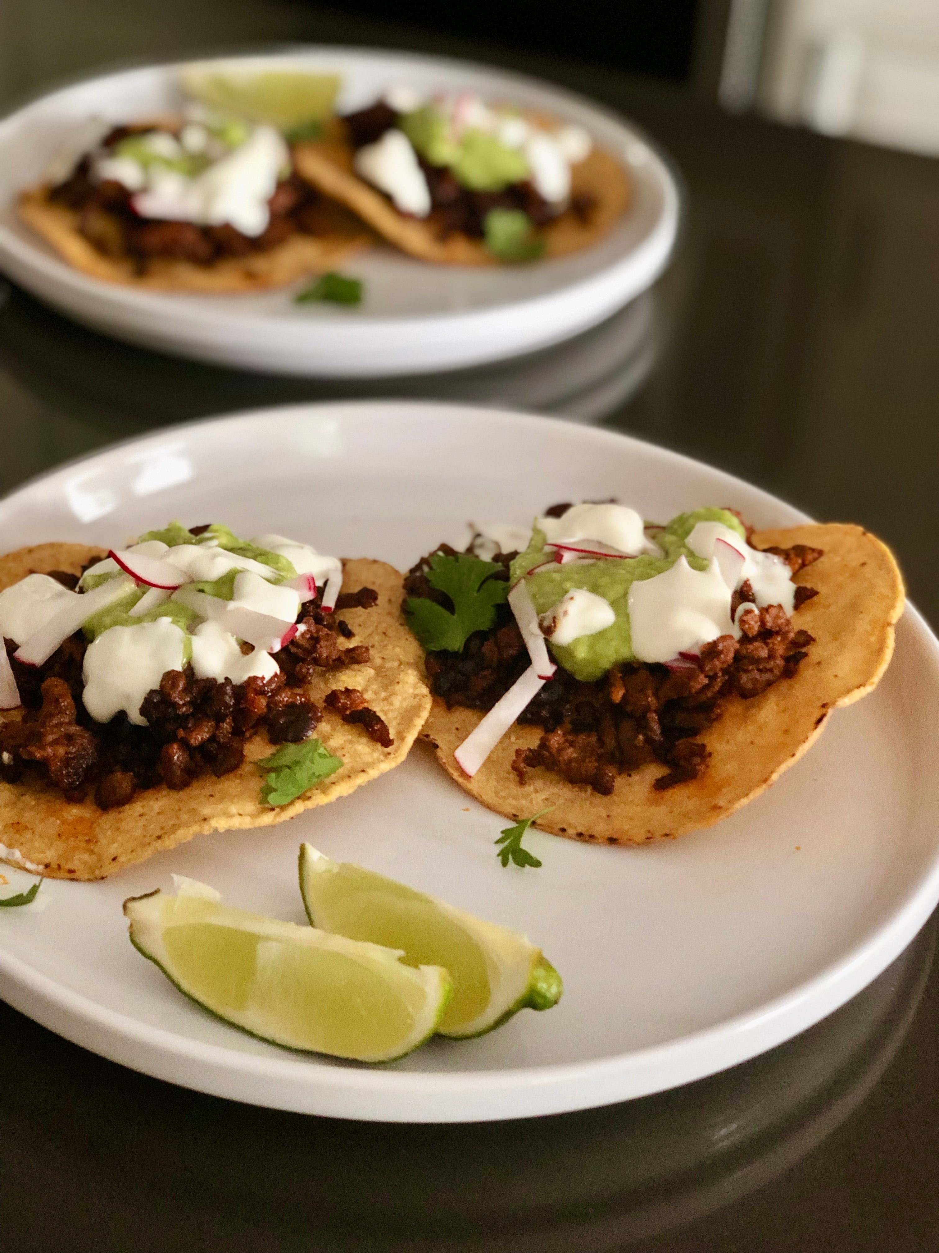 Tostadas with Chorizo and Avocado Sauce – Fustini's Oils & Vinegars