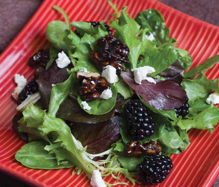 Blackberry and Feta Salad with Glazed Walnuts – Fustini's Oils & Vinegars