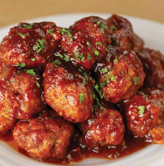Meatballs with Orange-Mango BBQ Sauce – Fustini's Oils & Vinegars