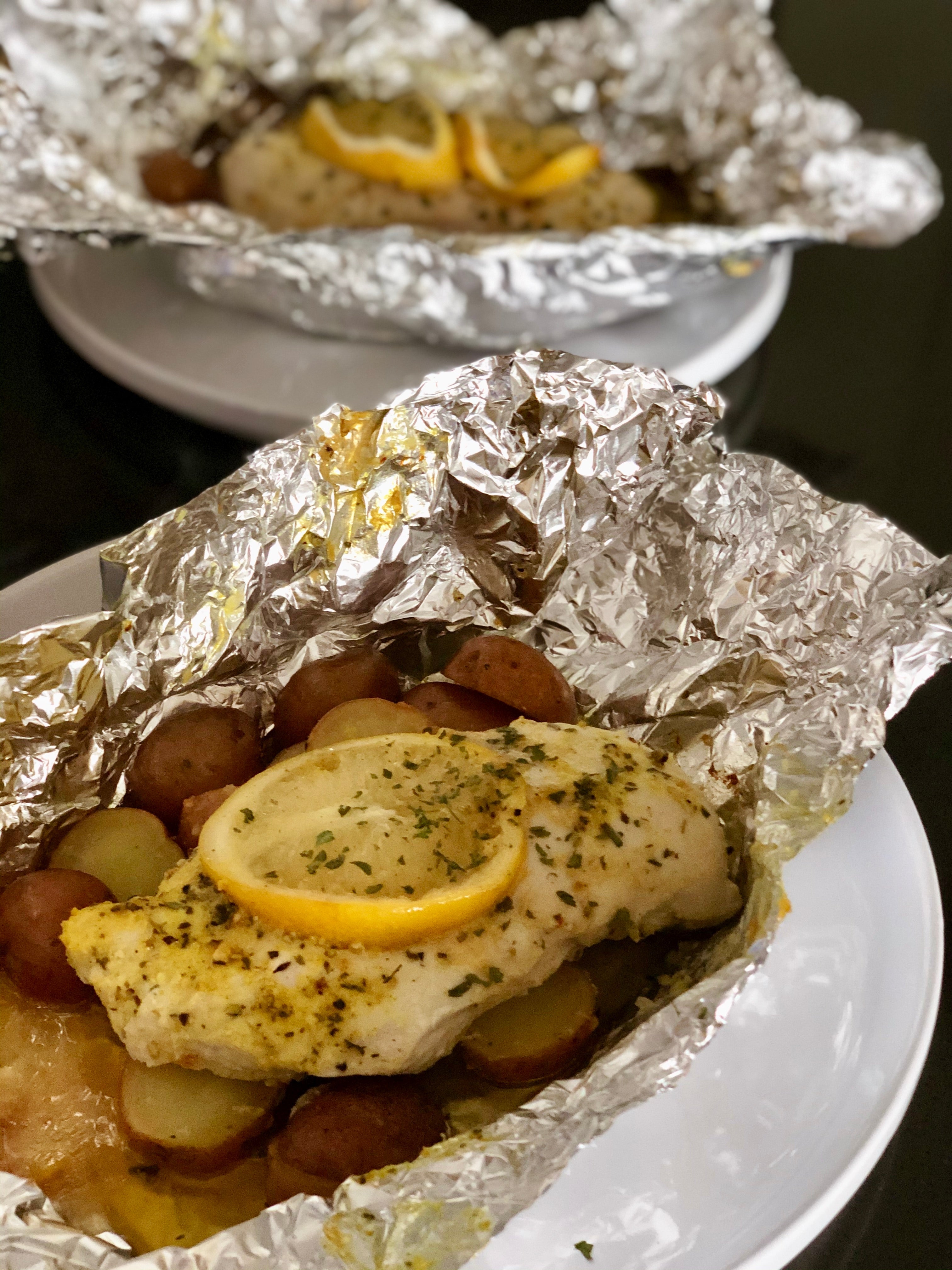 Lemon Chicken in Foil Packets – Fustini's Oils & Vinegars