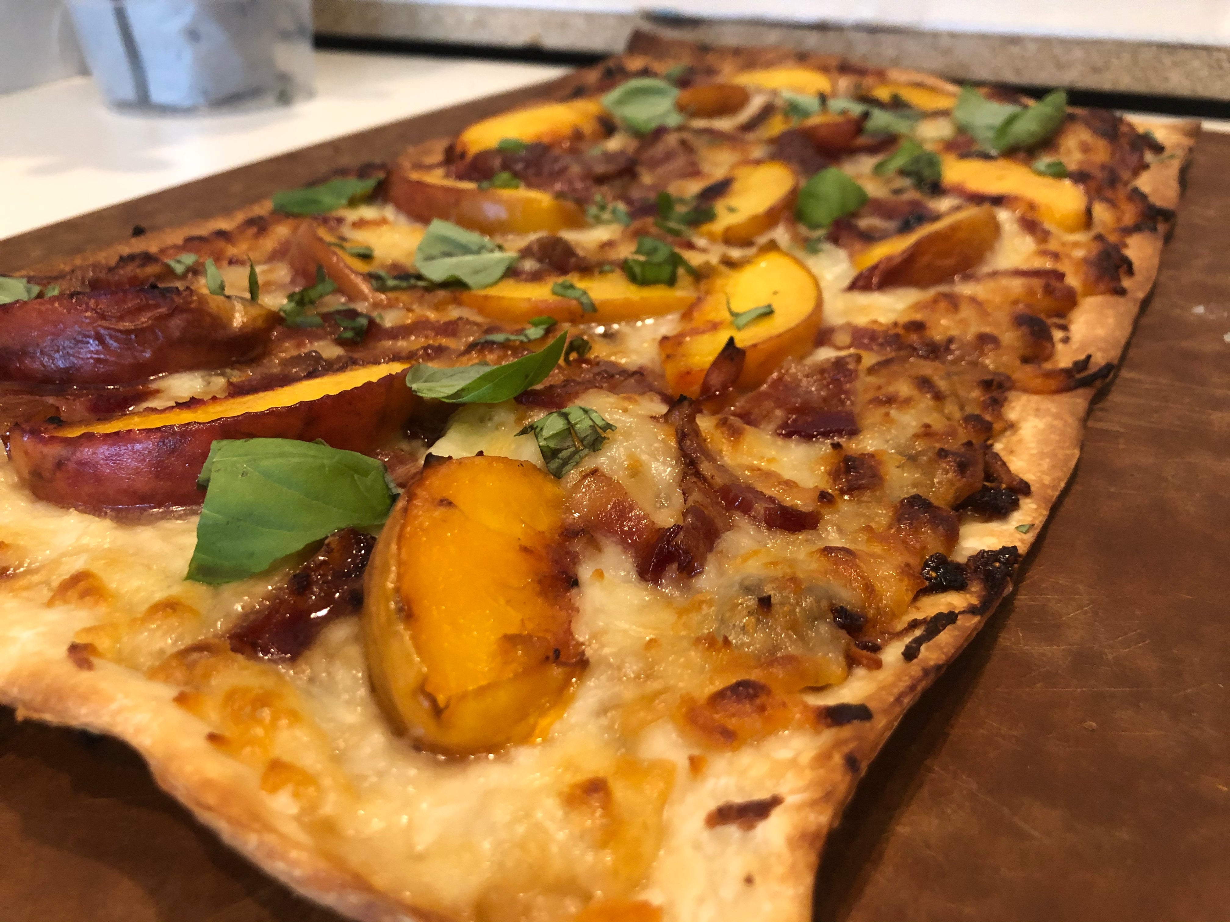 Peach, Fig and Prosciutto Flatbread – Fustini's Oils & Vinegars