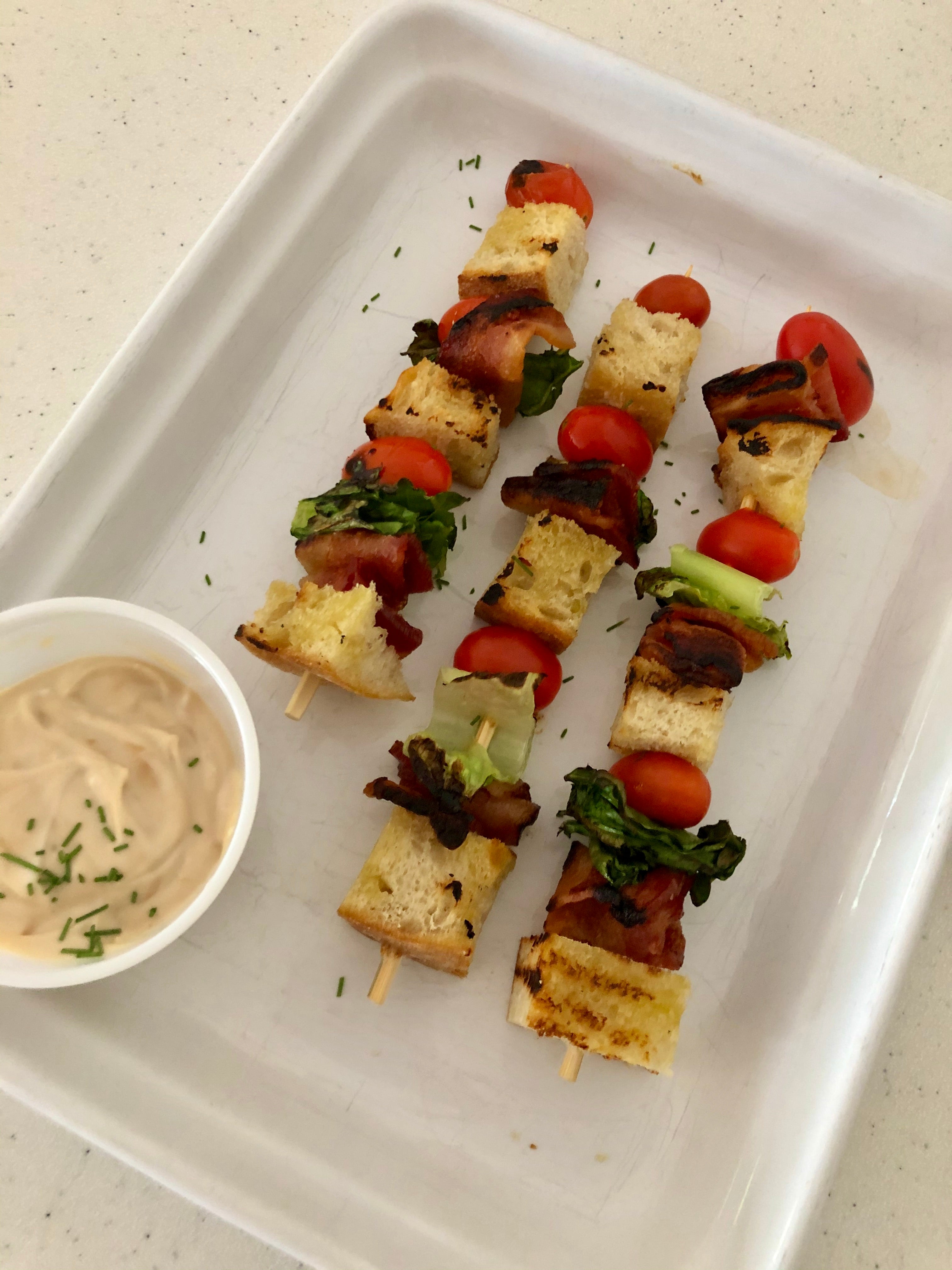 Summer BLT Skewers
&ndash; Fustini's Oils &amp; Vinegars