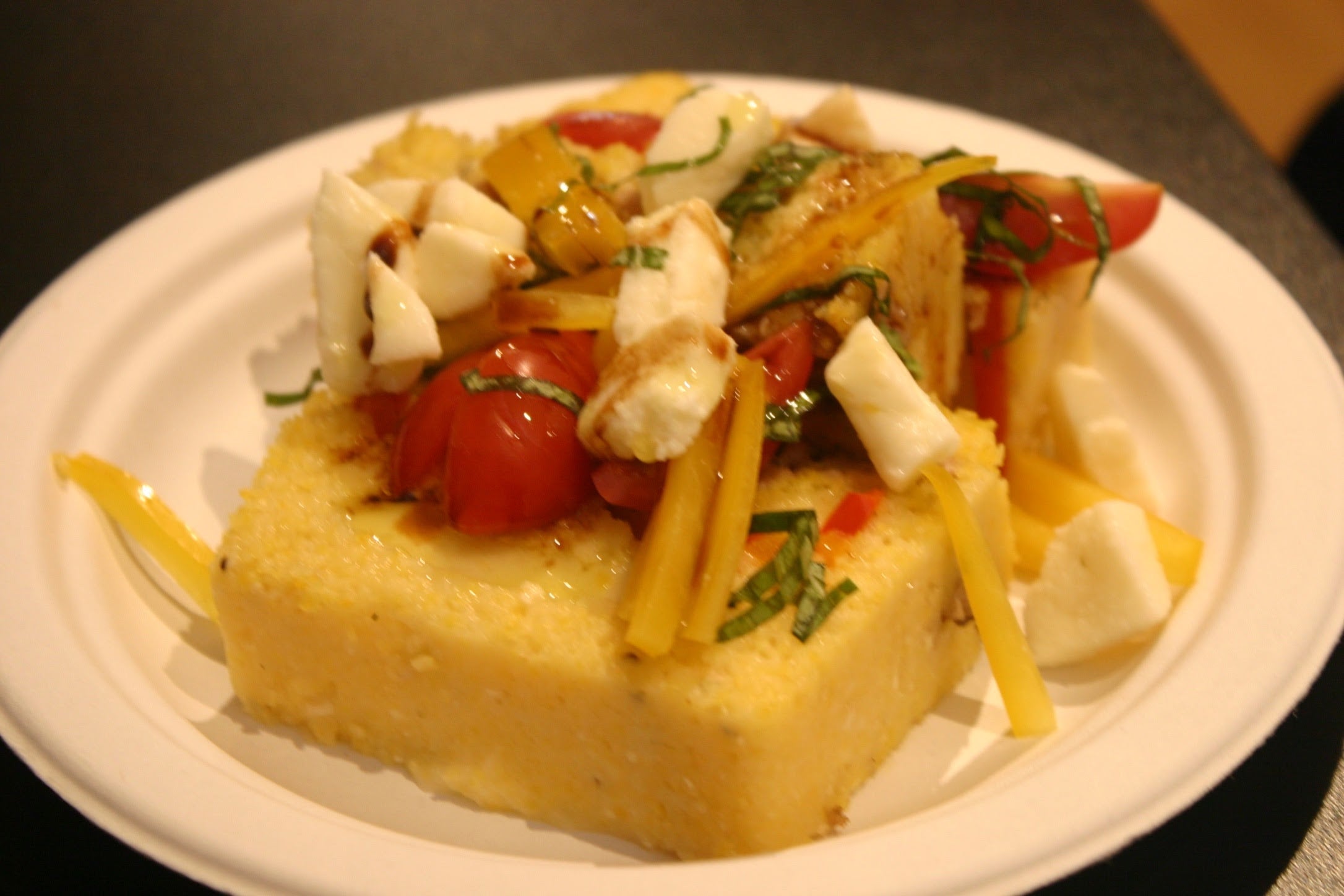 Warm Terrine of Sausage, Peppers and Polenta – Fustini's Oils & Vinegars
