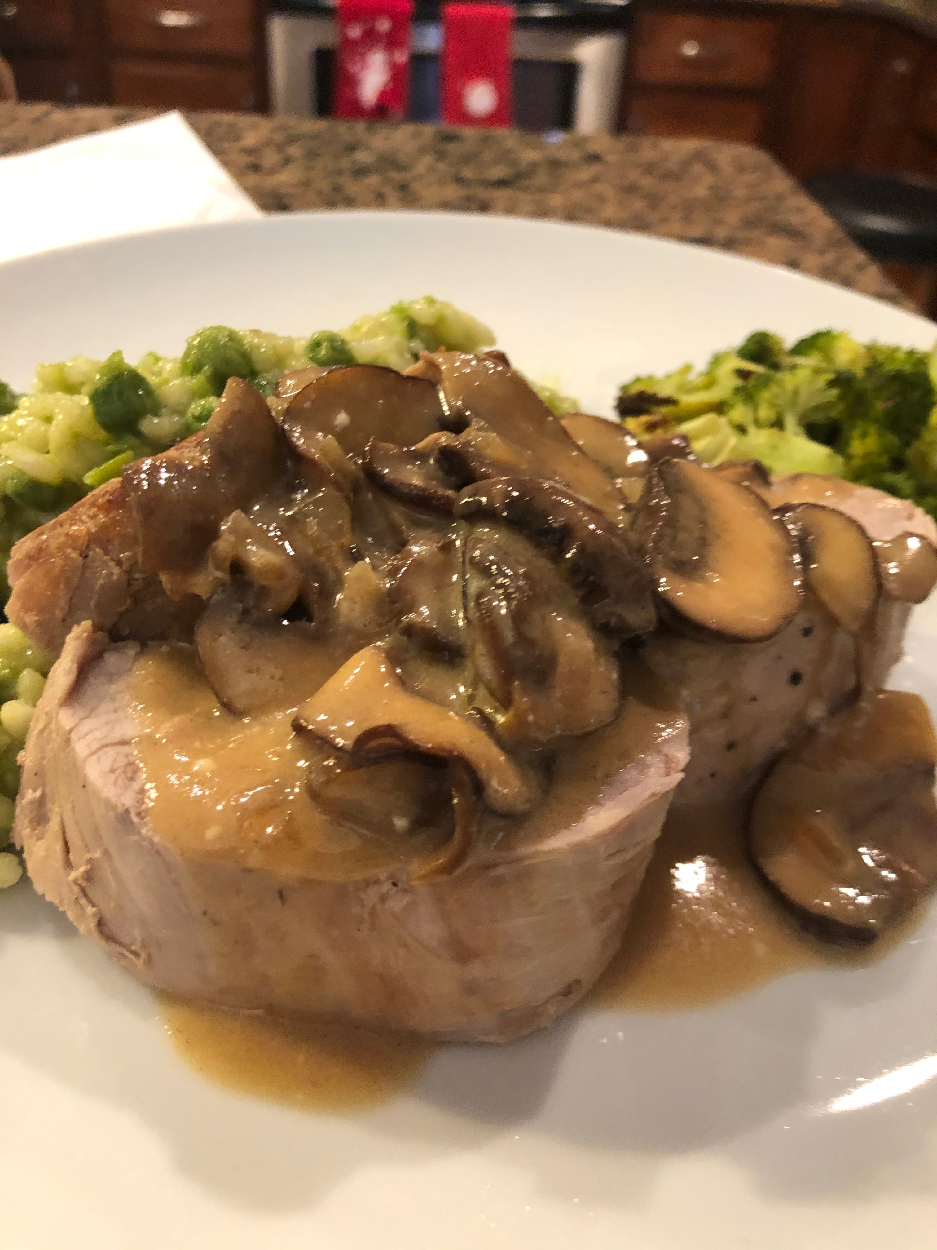 Pork Chops with Broccoli and Mushrooms – Fustini's Oils & Vinegars