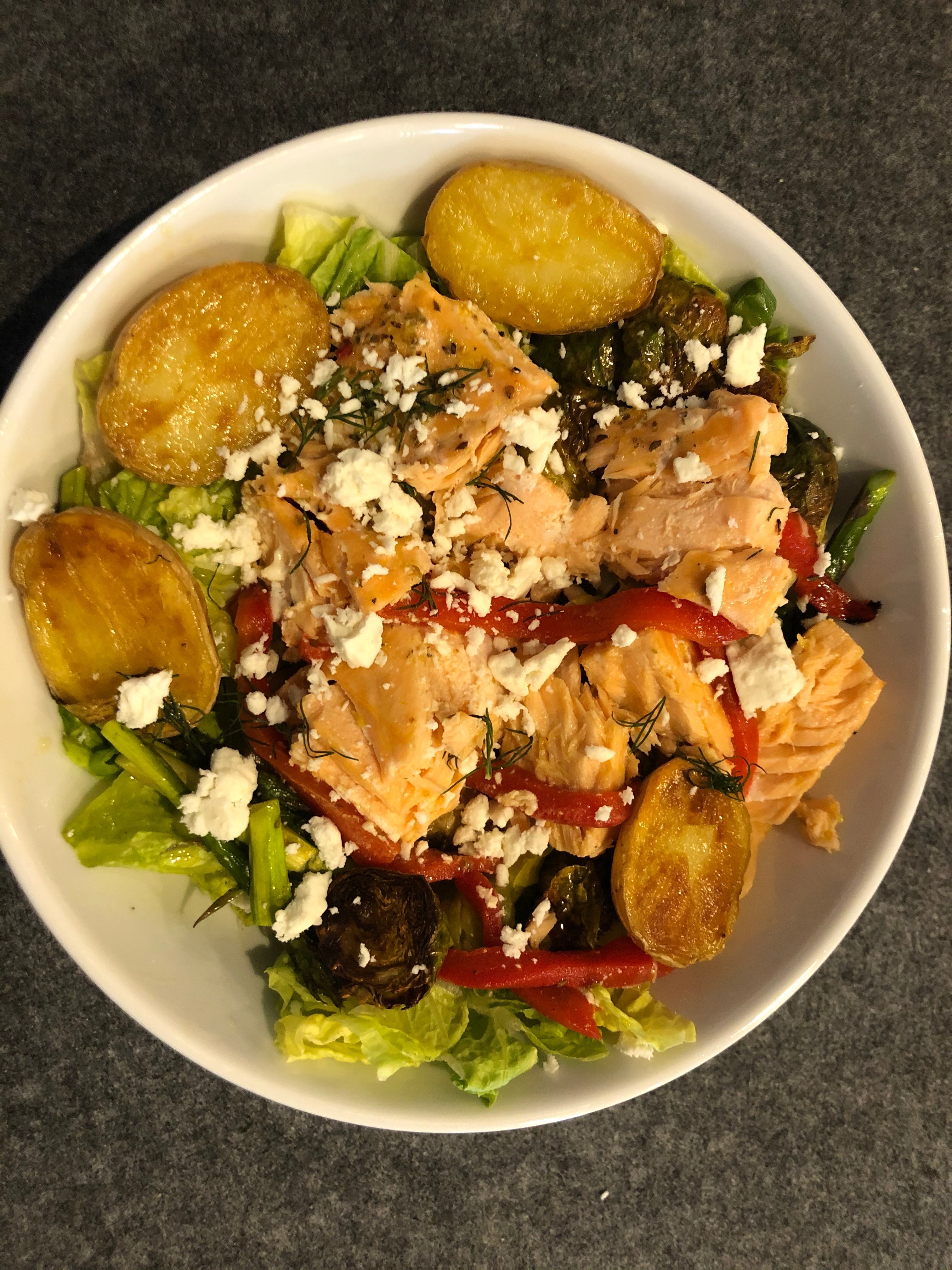 Lemon Roasted Salmon Salad – Fustini's Oils & Vinegars