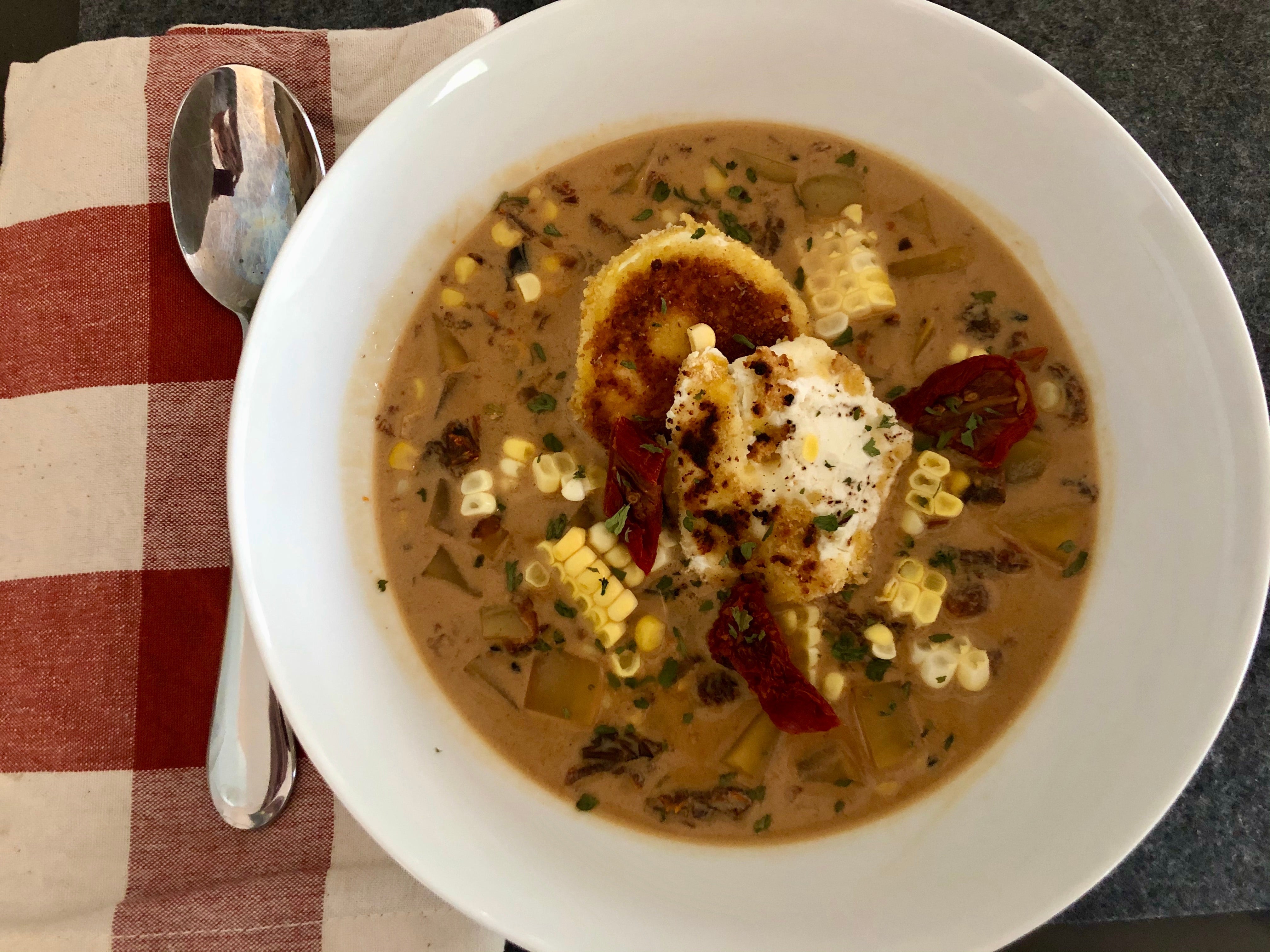 Sundried Tomato Corn Chowder – Fustini's Oils & Vinegars