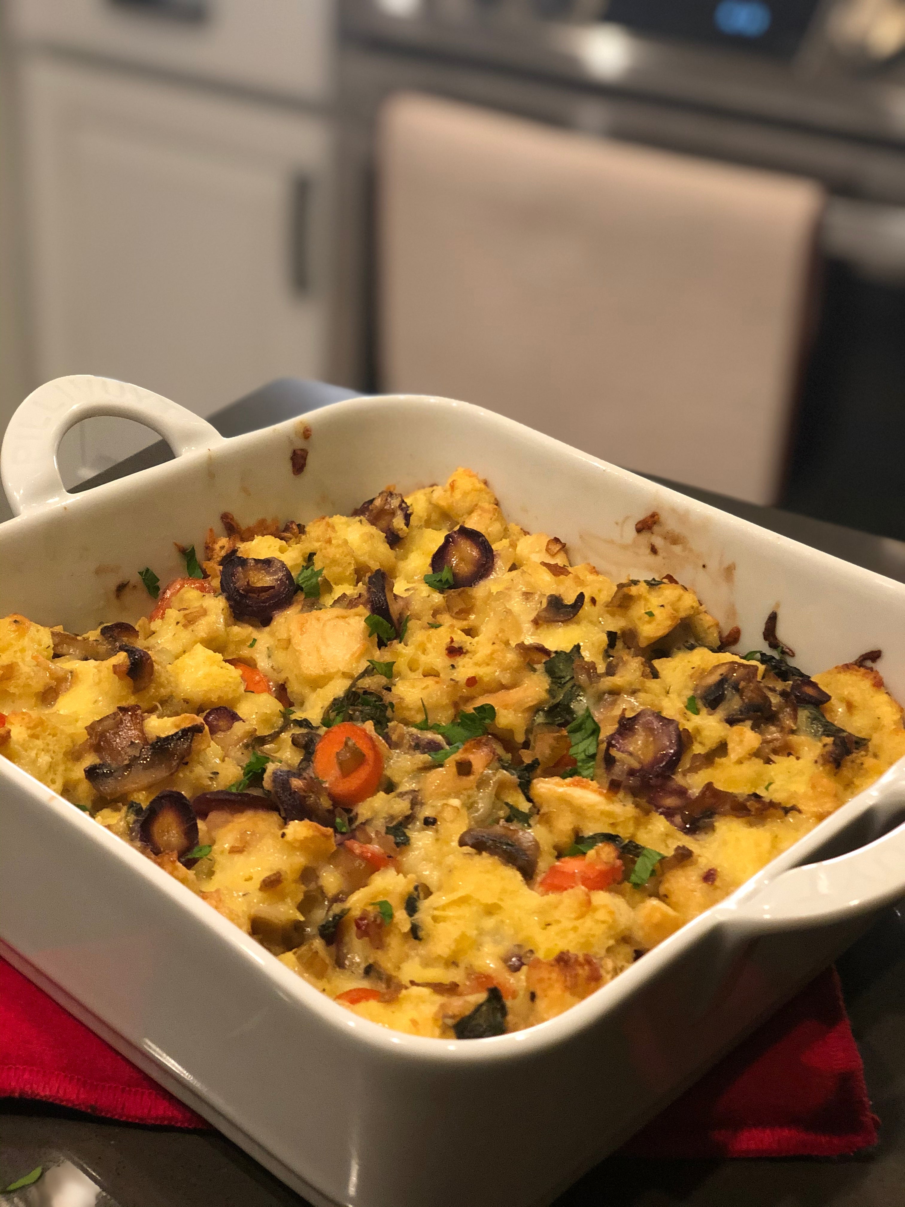 Vegetable Bread Pudding – Fustini's Oils & Vinegars