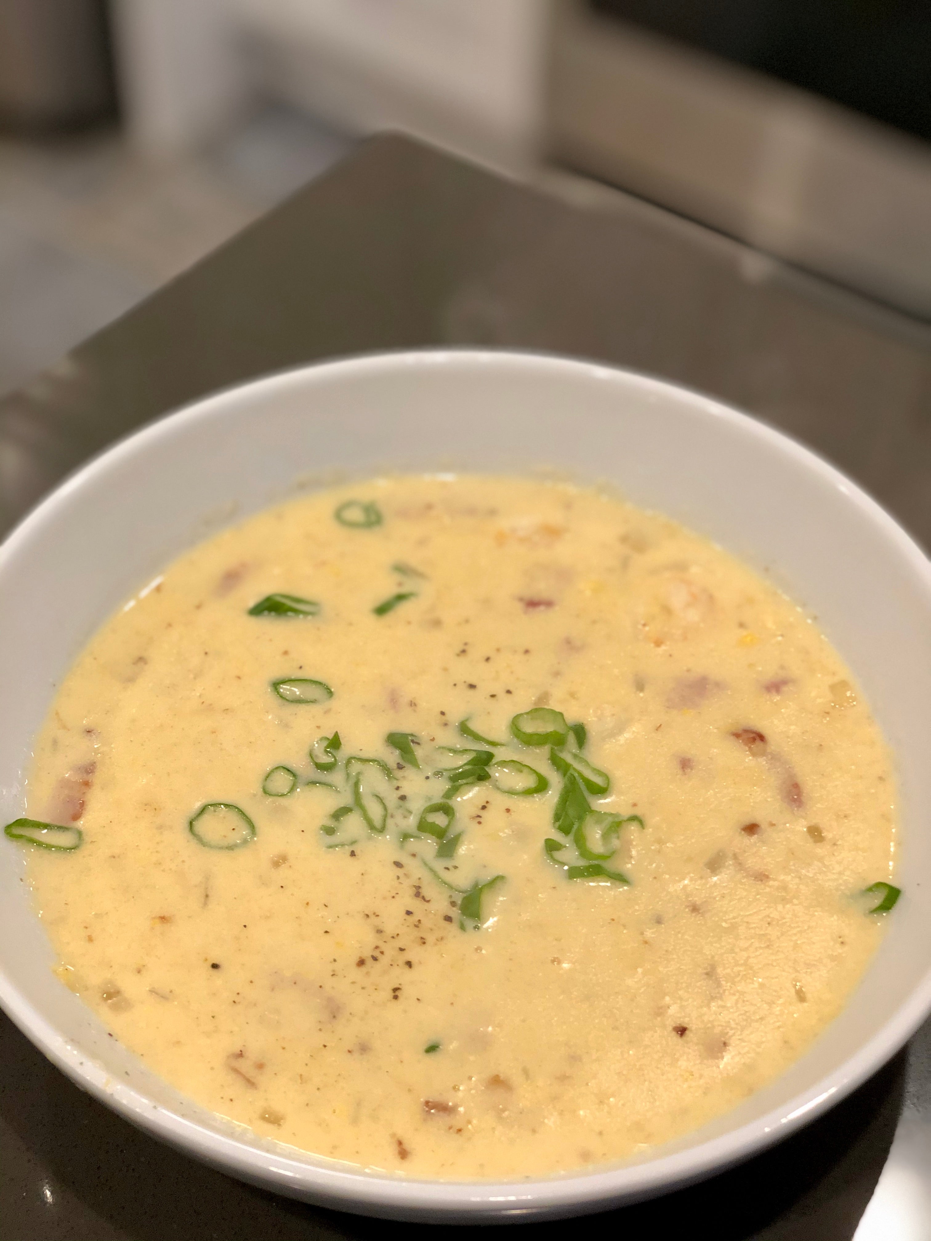 Sweet Corn and Shrimp Chowder – Fustini's Oils & Vinegars