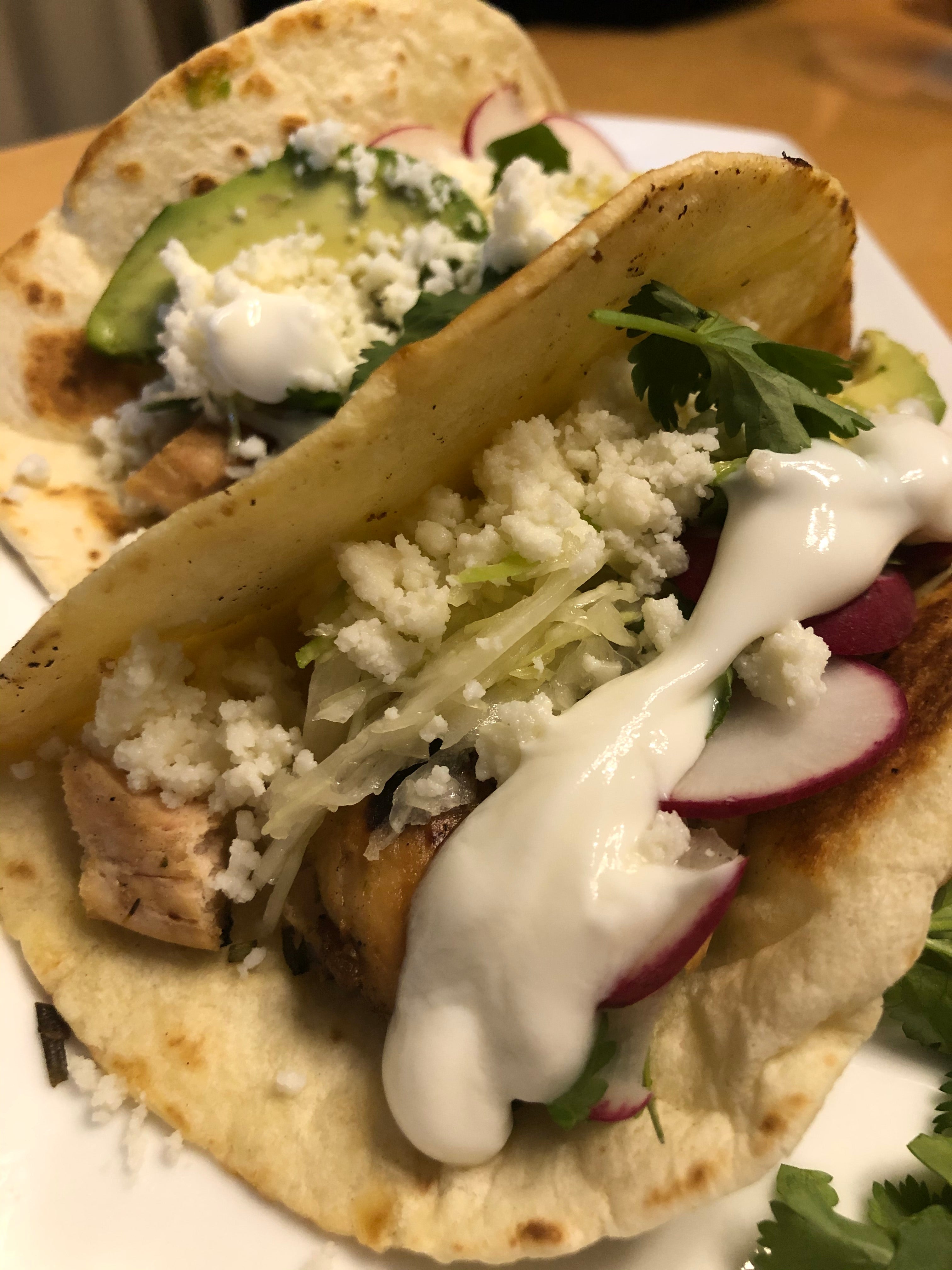 Grilled Chicken Tacos with Lime Slaw – Fustini's Oils & Vinegars