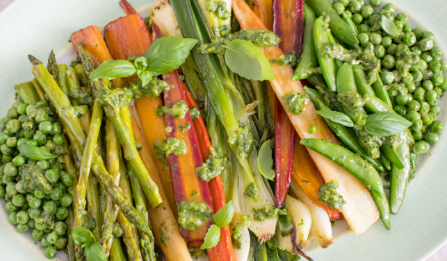 Spring Vegetables with Salsa Verde
– Fustini's Oils & Vinegars