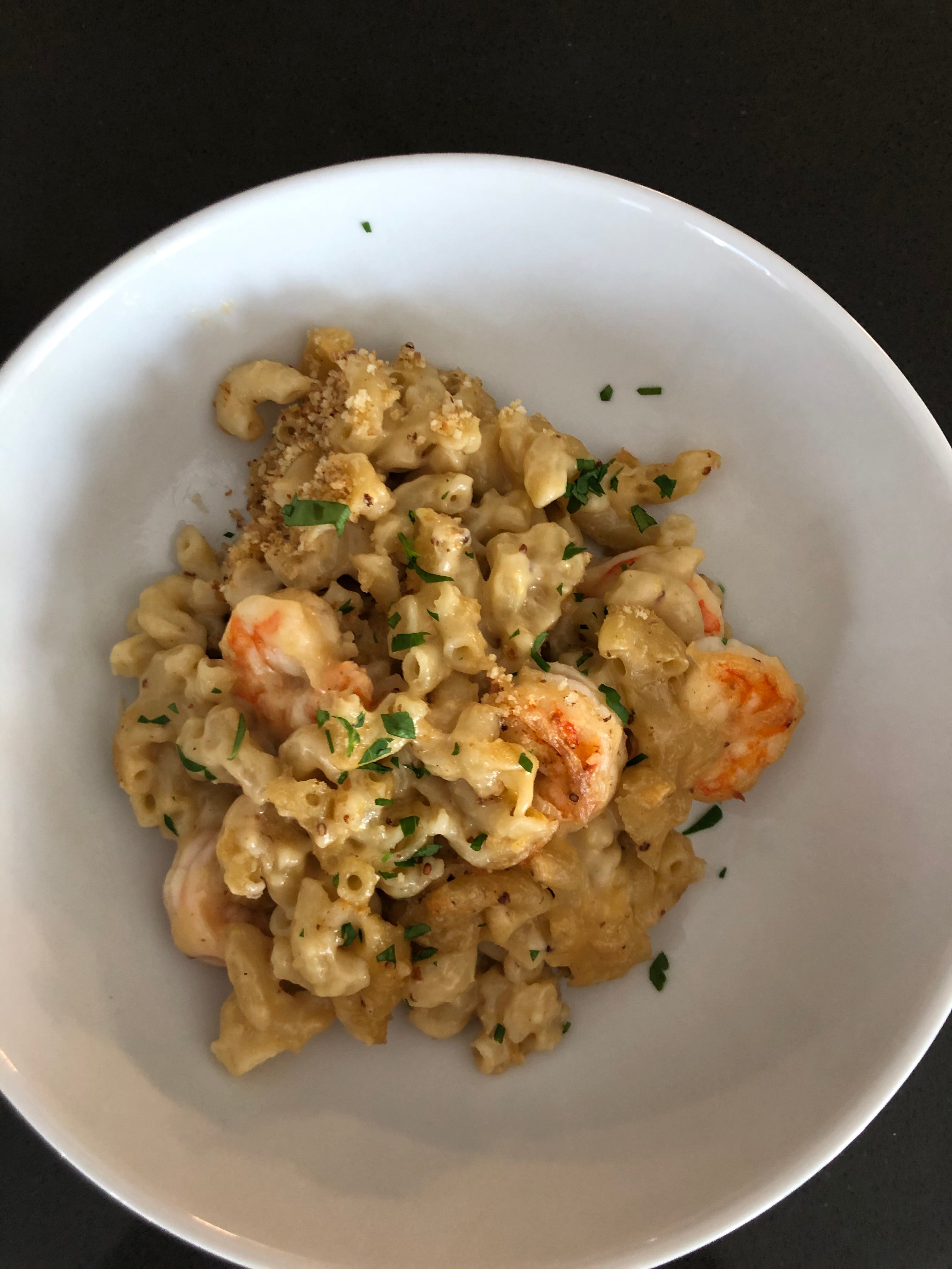 Macaroni and Cheese with Blackened Shrimp – Fustini's Oils & Vinegars