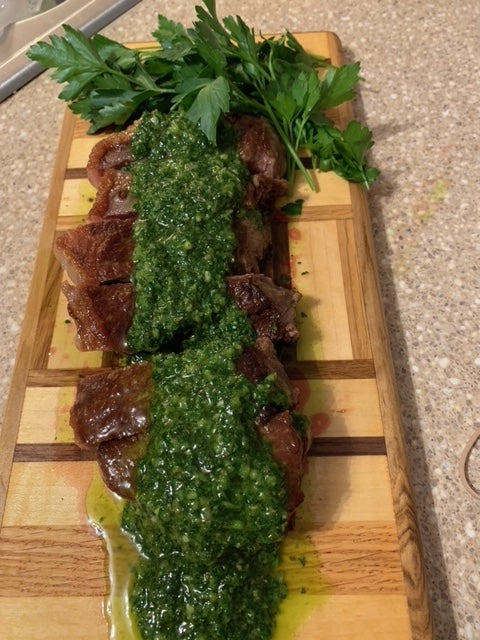 Steak with Chimichurri Sauce – Fustini's Oils & Vinegars