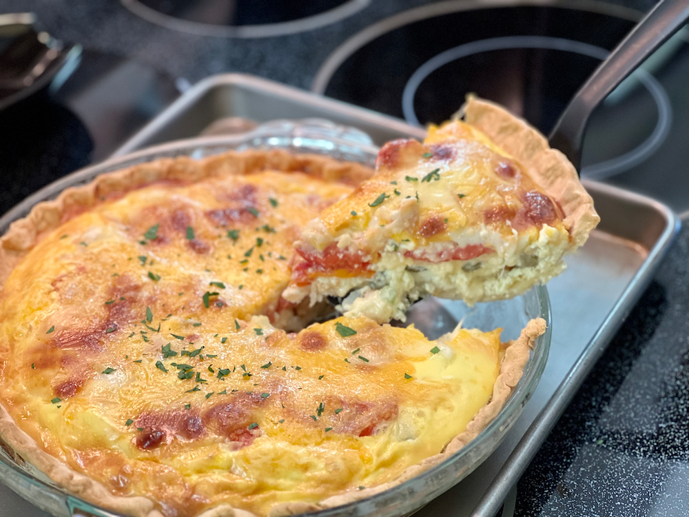Tomato and Olive Quiche – Fustini's Oils & Vinegars