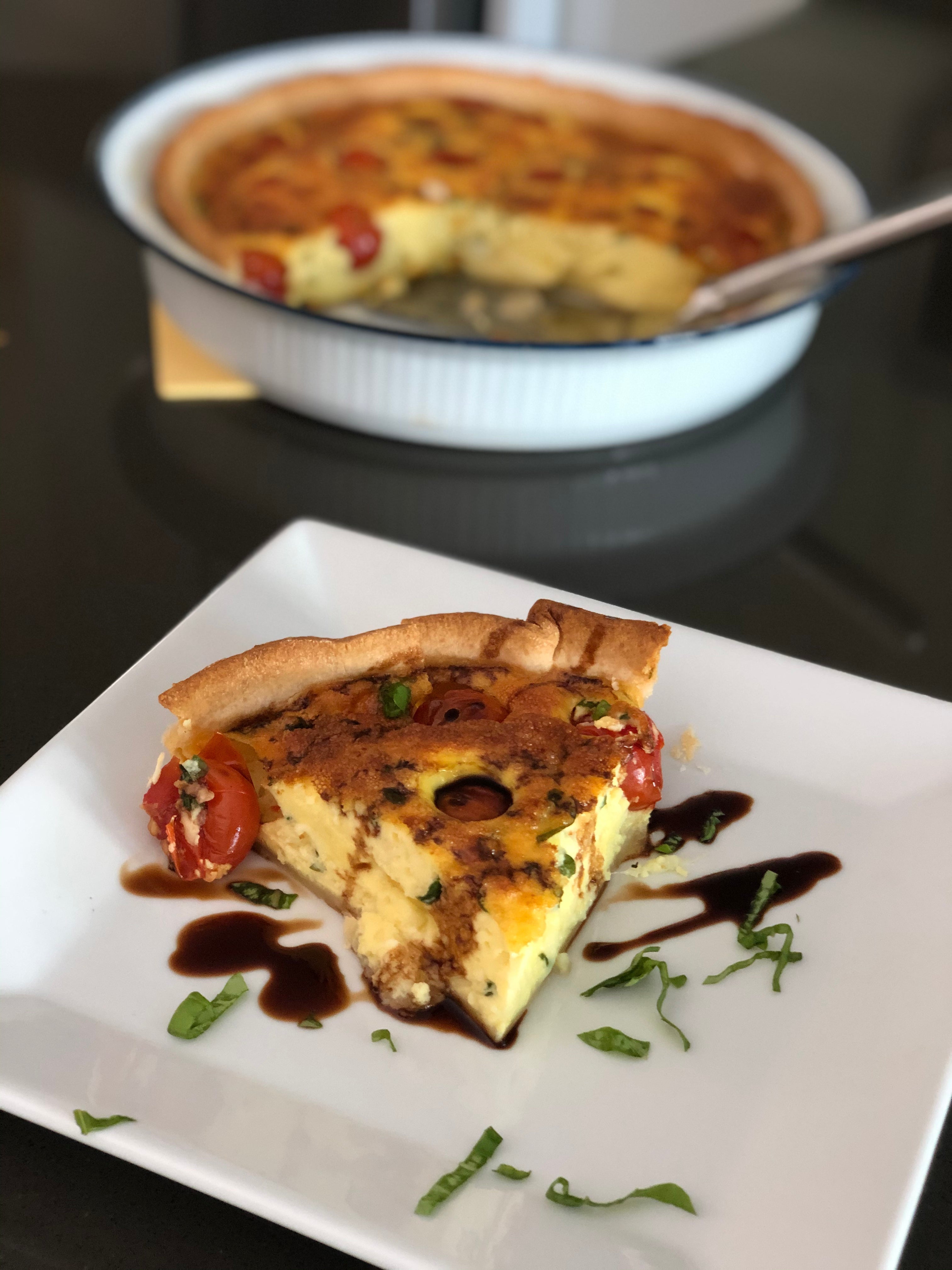 Caprese Quiche – Fustini's Oils & Vinegars