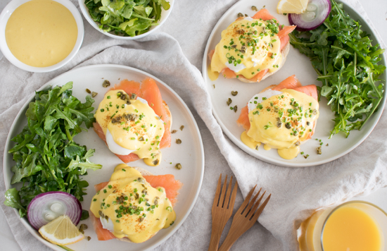 Citrus Smoked Salmon Eggs Benedict – Fustini's Oils & Vinegars