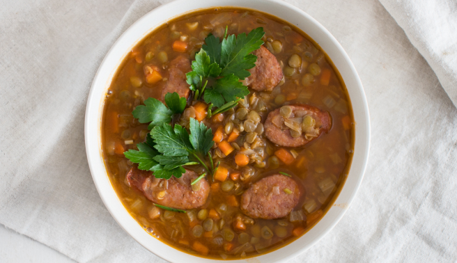 Rosemary, Lentil and Sausage Soup – Fustini's Oils & Vinegars