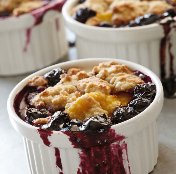 Peach Blueberry Cobbler – Fustini's Oils & Vinegars