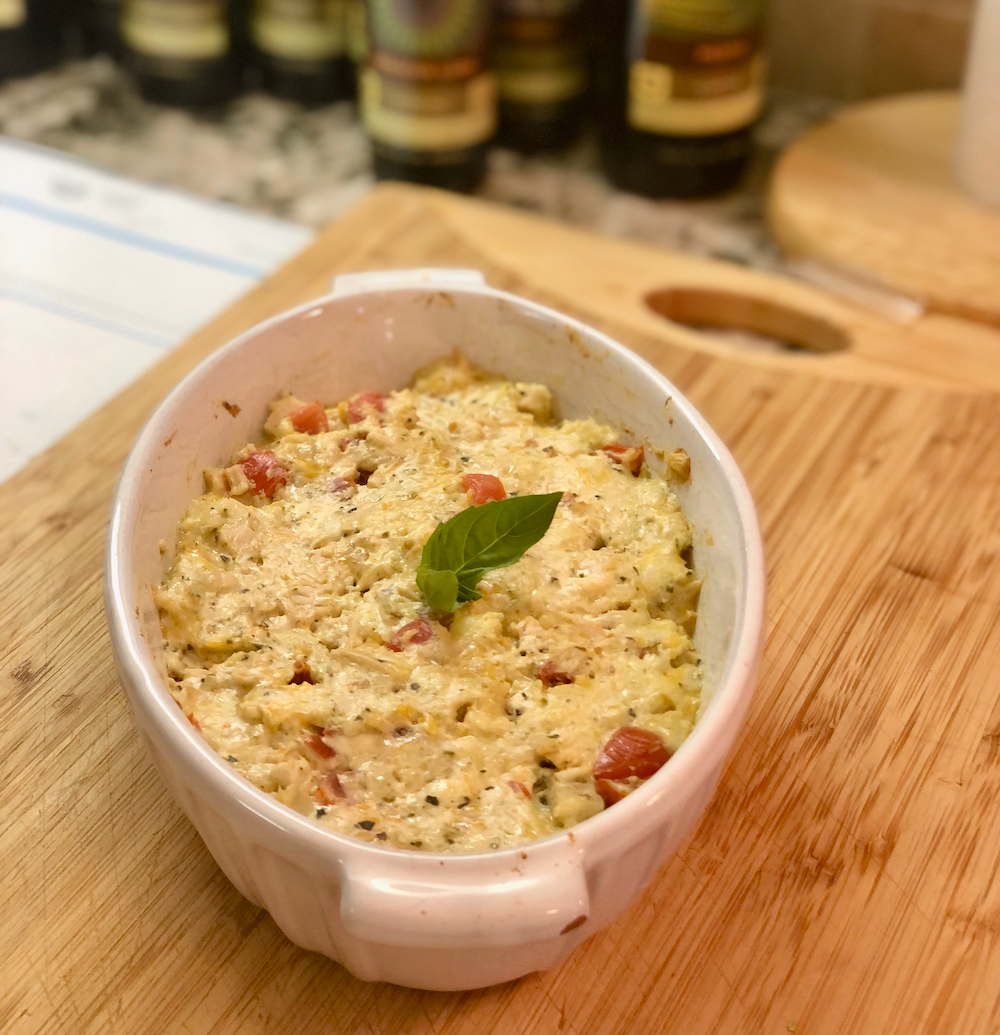 Cheesy Chicken Pesto Dip – Fustini's Oils & Vinegars
