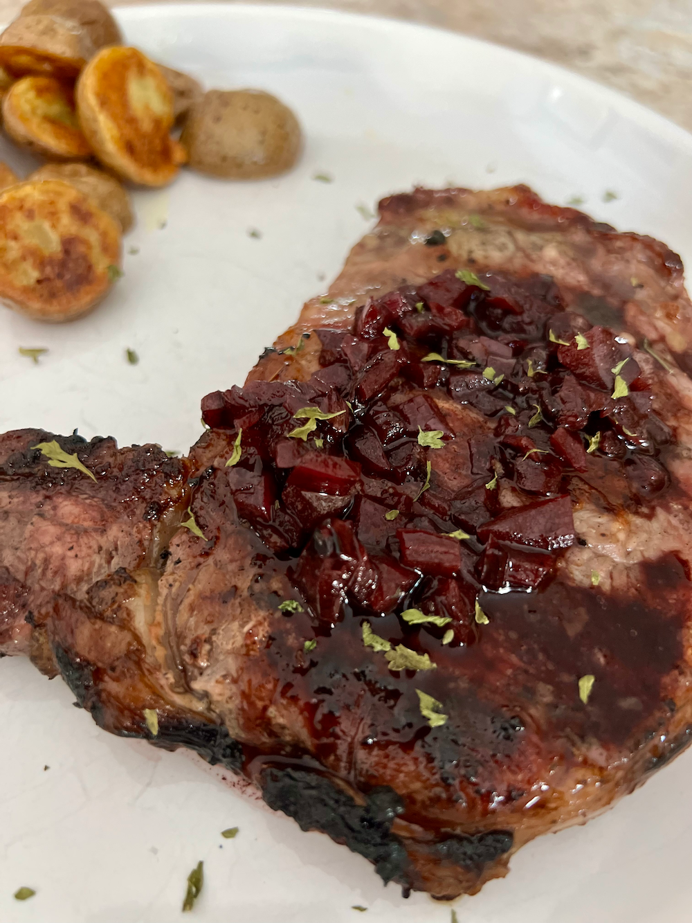 Seared Steak with Red Wine Pan Sauce – Fustini's Oils & Vinegars