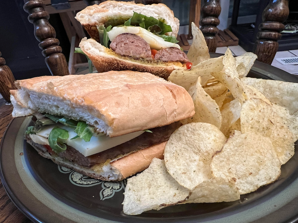 Grilled Pesto Sausage Sandwich – Fustini's Oils & Vinegars