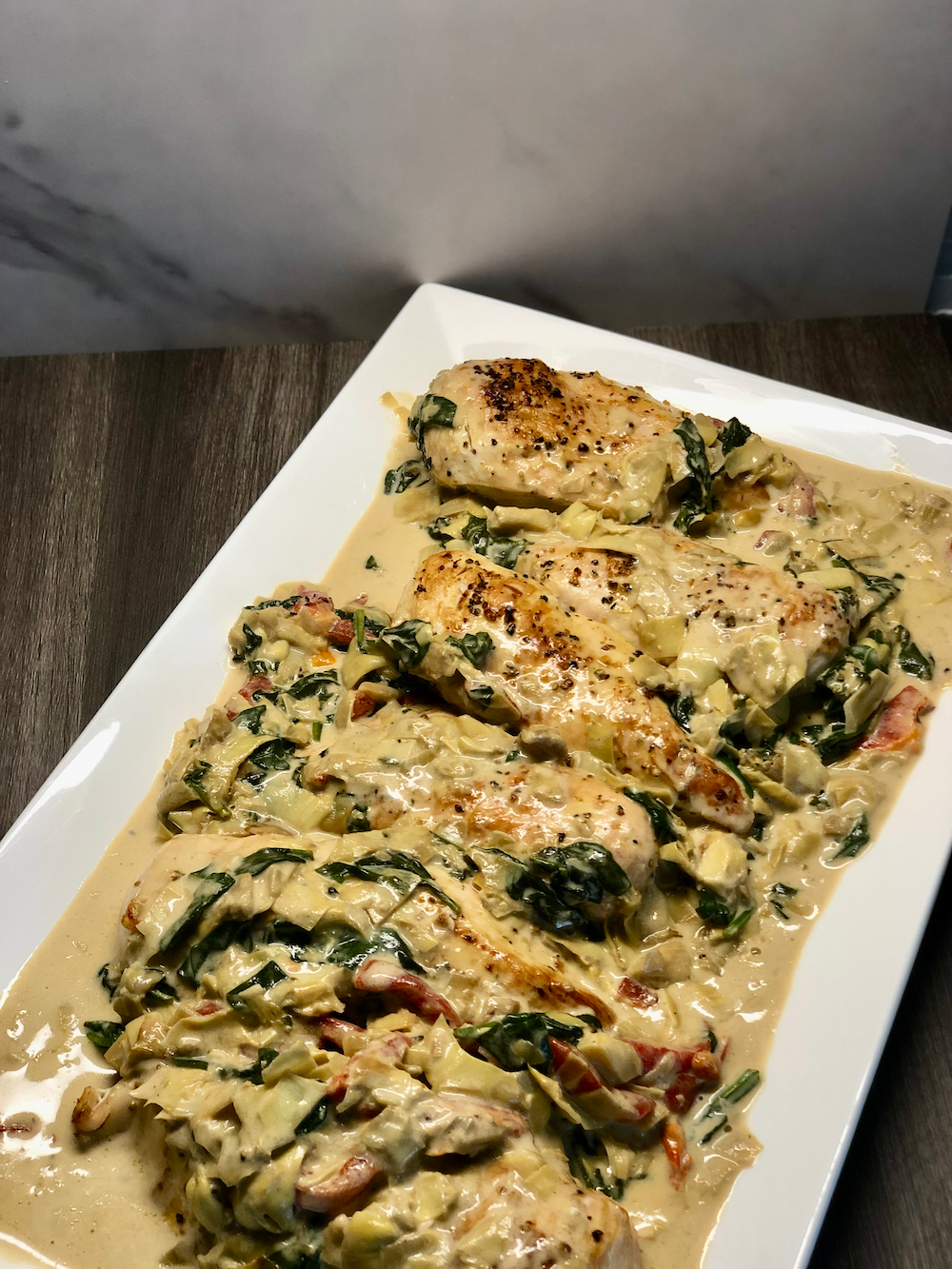 Spinach and Artichoke Chicken – Fustini's Oils & Vinegars
