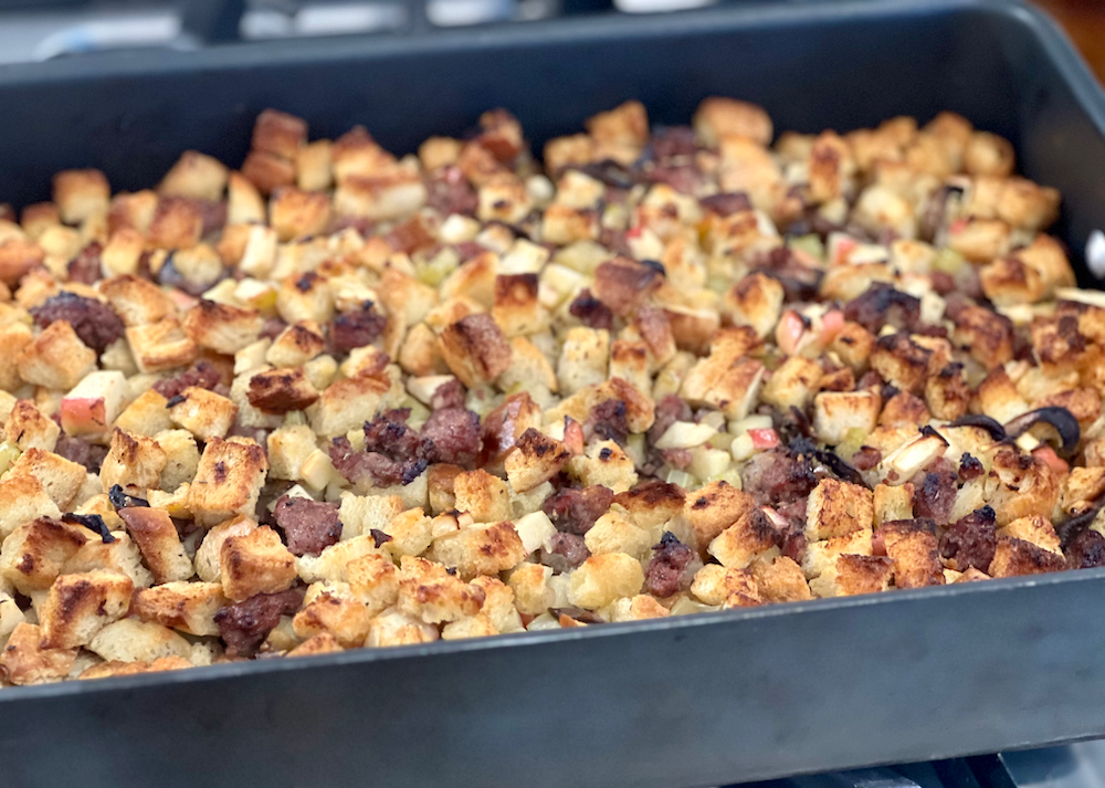 Sausage, Apple, Mushroom Stuffing – Fustini's Oils & Vinegars