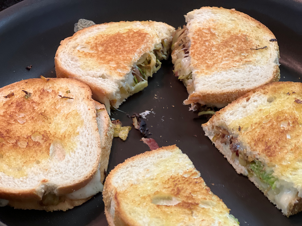 Balsamic Brussels Sprouts Grilled Cheese – Fustini's Oils & Vinegars