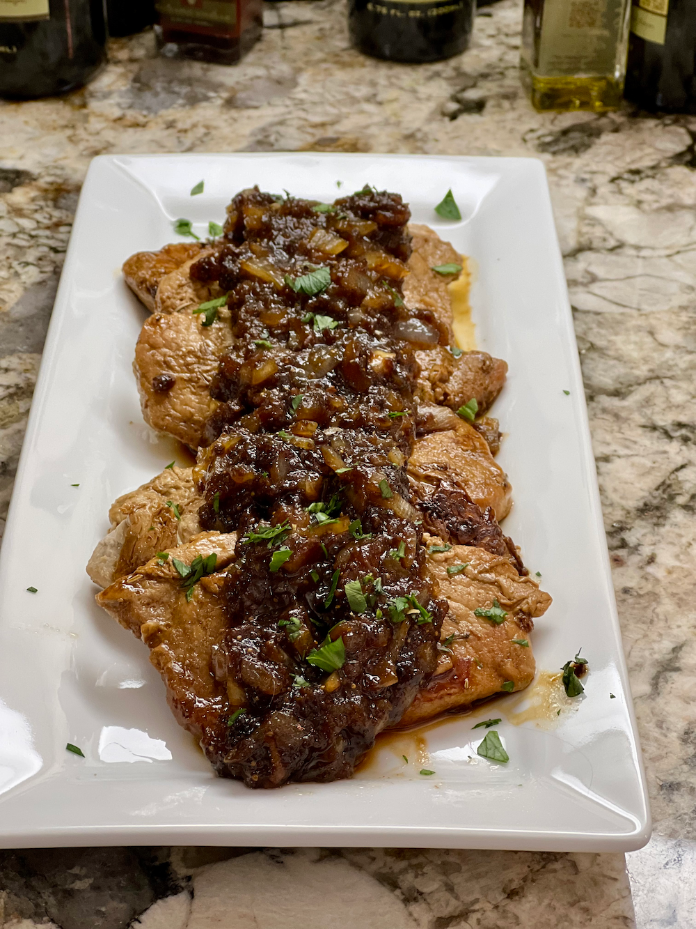 Pork Chops with Fig Sauce – Fustini's Oils & Vinegars
