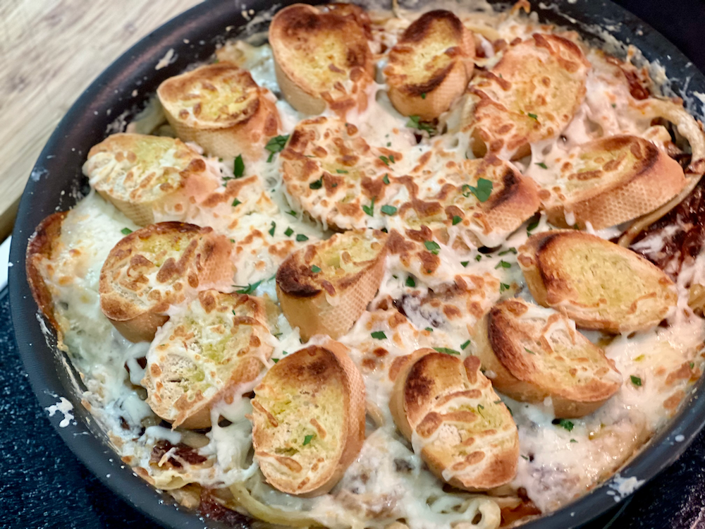 French Onion Fettuccine Alfredo – Fustini's Oils & Vinegars