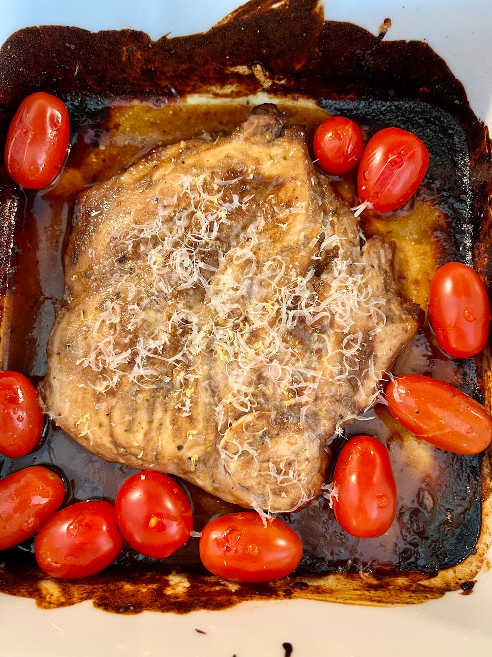 Roasted Balsamic Chicken with Baby Tomatoes – Fustini's Oils & Vinegars