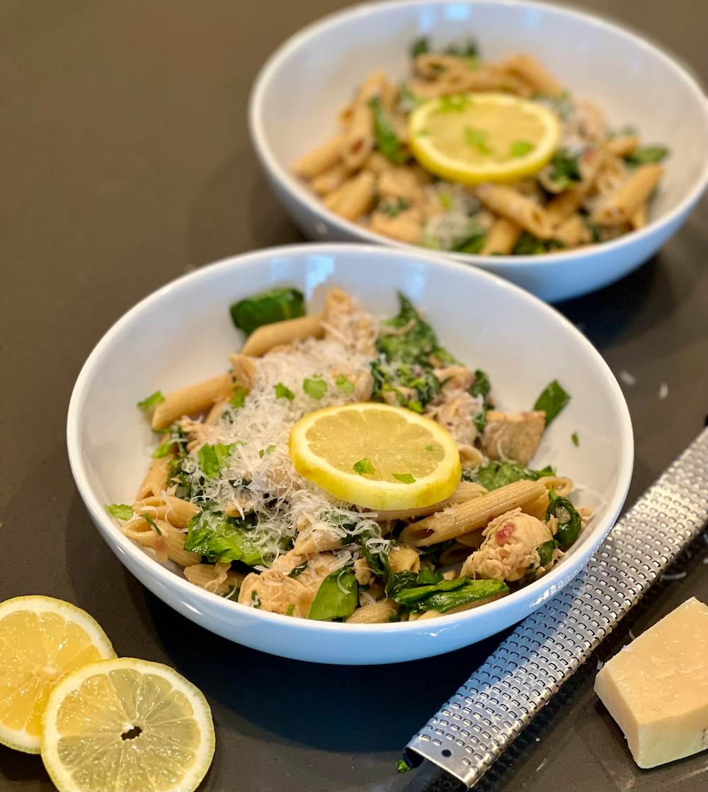 Chicken, Spinach and Pasta Skillet – Fustini's Oils & Vinegars