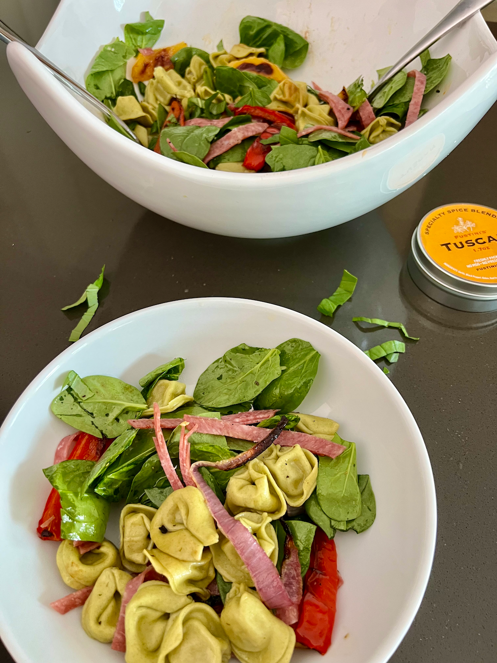 Warm Herb Tortellini Salad – Fustini's Oils & Vinegars