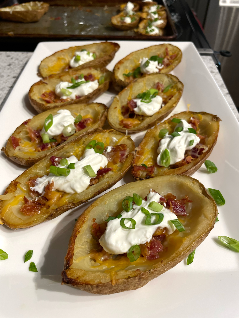 Loaded Potato Skins – Fustini's Oils & Vinegars