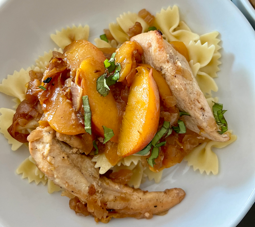 One Pot Peach Basil Chicken – Fustini's Oils & Vinegars