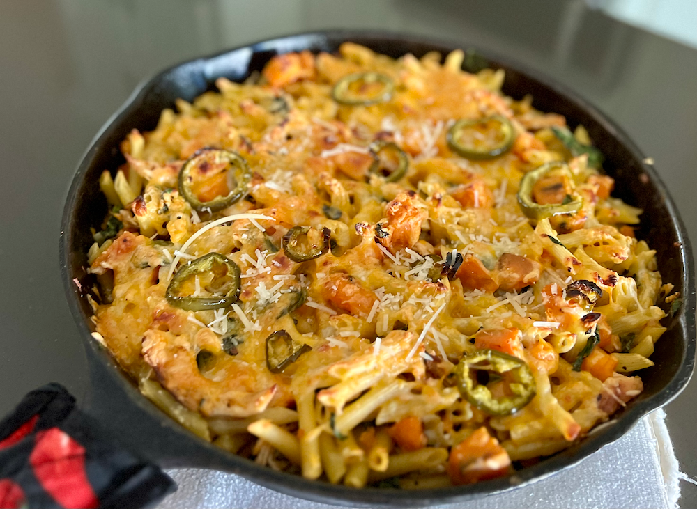 Spicy Butternut Chicken Pasta Skillet – Fustini's Oils & Vinegars