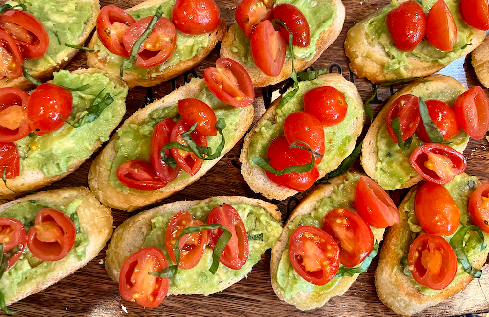 Marinated Tomato and Avocado Bruschetta – Fustini's Oils & Vinegars