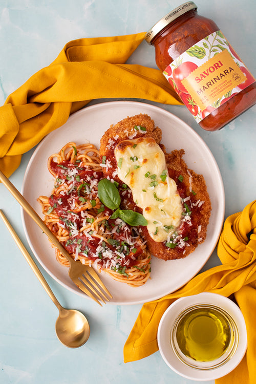 Chicken Parmesan with Spaghetti – Fustini's Oils & Vinegars