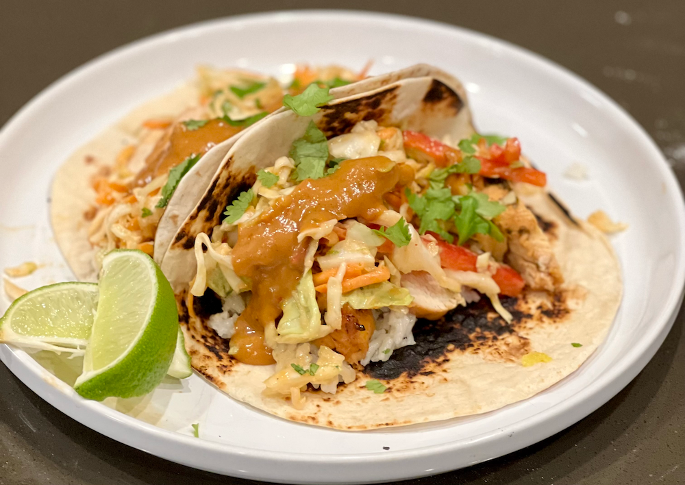 Thai Peanut Chicken Tacos – Fustini's Oils & Vinegars
