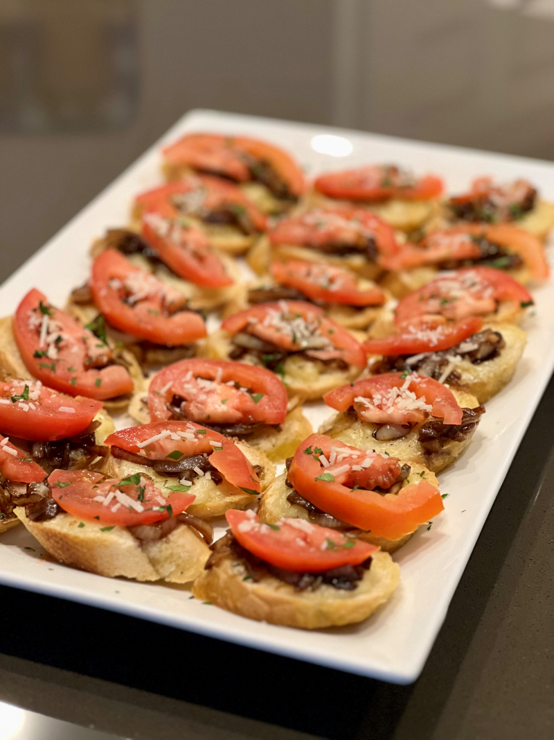Triple Cheese Crostini – Fustini's Oils & Vinegars