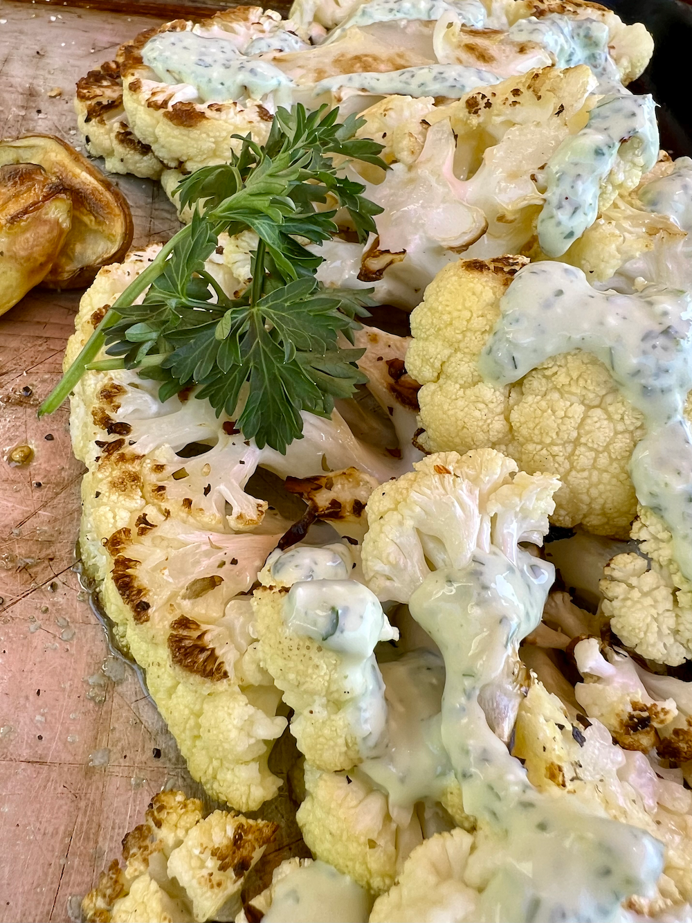 Garlicky Grilled Cauliflower Steaks – Fustini's Oils & Vinegars