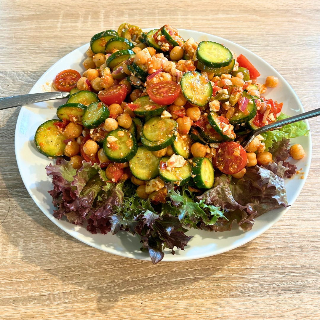 Mediterranean Chickpea Salad – Fustini's Oils & Vinegars