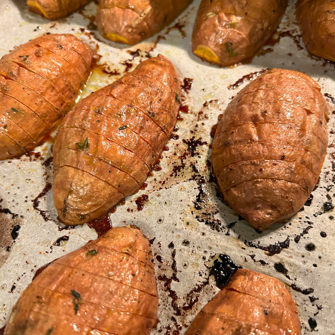 Hasselback Sweet Potatoes – Fustini's Oils & Vinegars