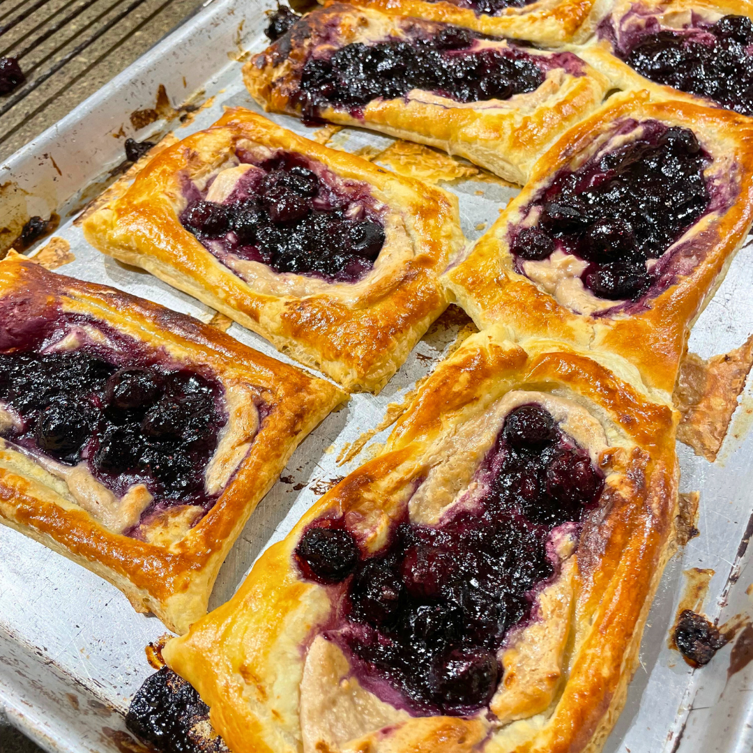 Blueberry Danish with Cream Cheese Filling – Fustini's Oils & Vinegars