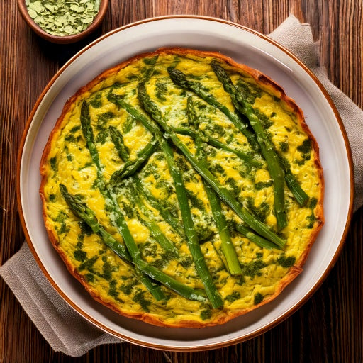 Asparagus Frittata with Burrata and Herb Pesto – Fustini's Oils & Vinegars