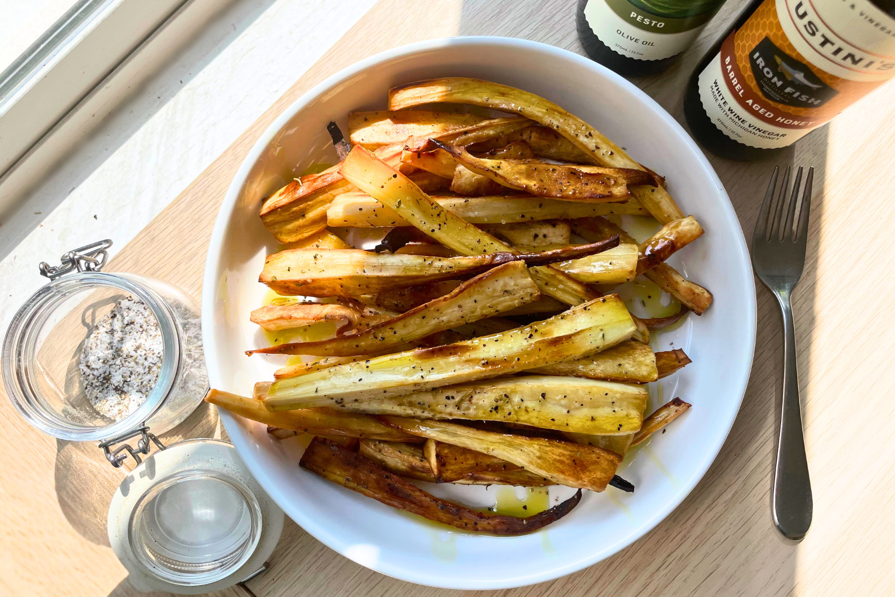 Pesto Honey Parsnips – Fustini's Oils & Vinegars