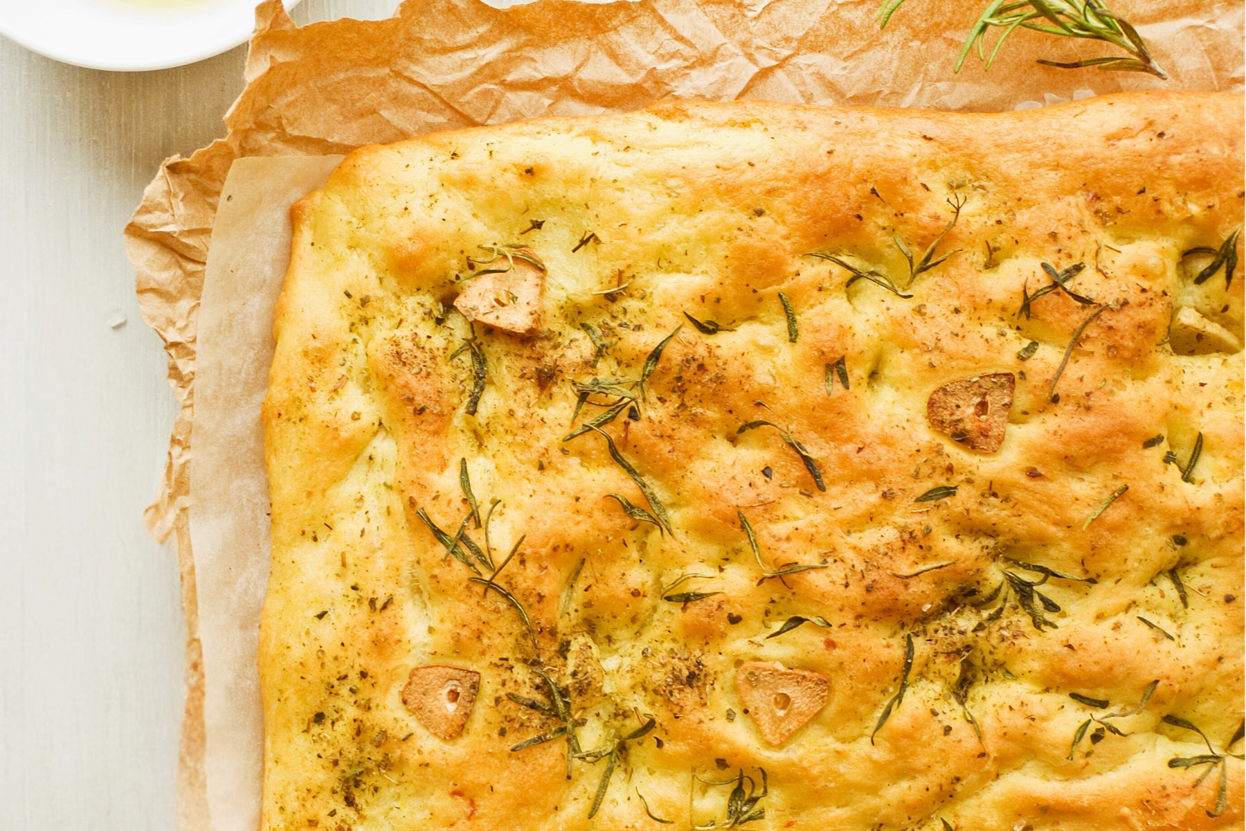 Garlic Focaccia – Fustini's Oils & Vinegars